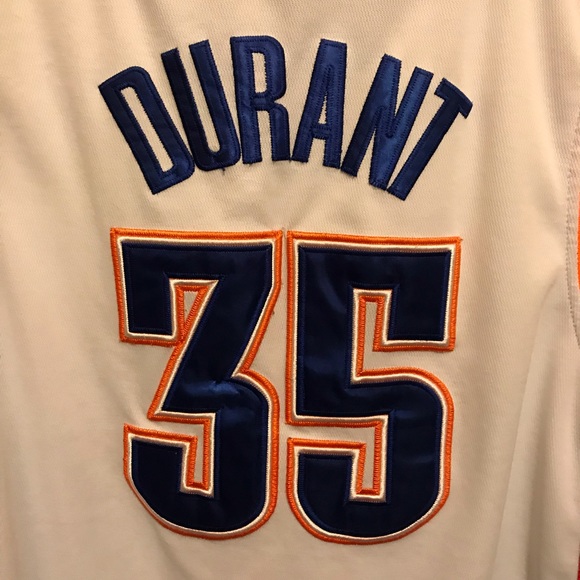 Adidas Kevin Durant OKC Thunder Basketball Jersey - Picture 3 of 7